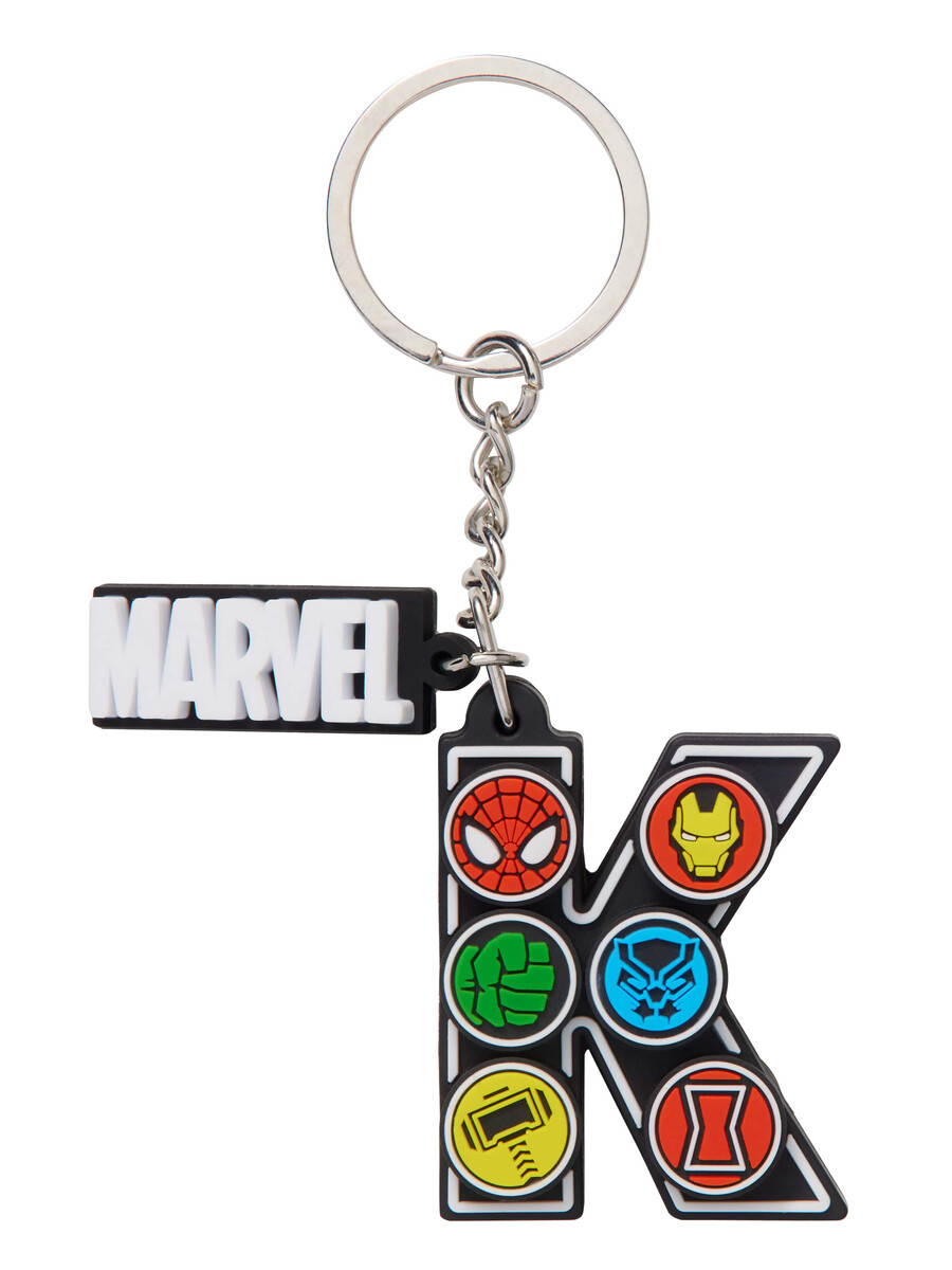 breloc cu alfabet marvel