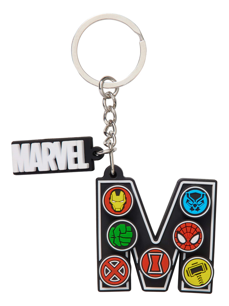 breloc cu alfabet marvel