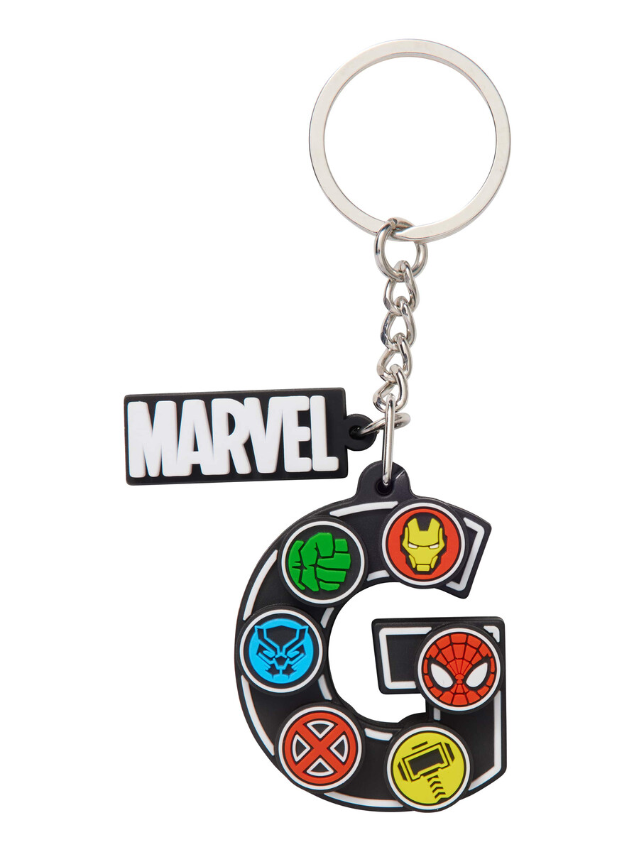 breloc cu alfabet marvel