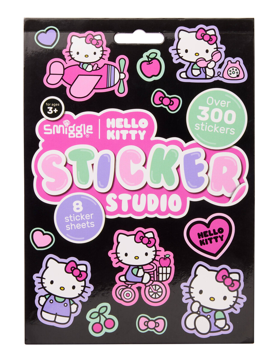 carte de studio cu autocolante hello kitty