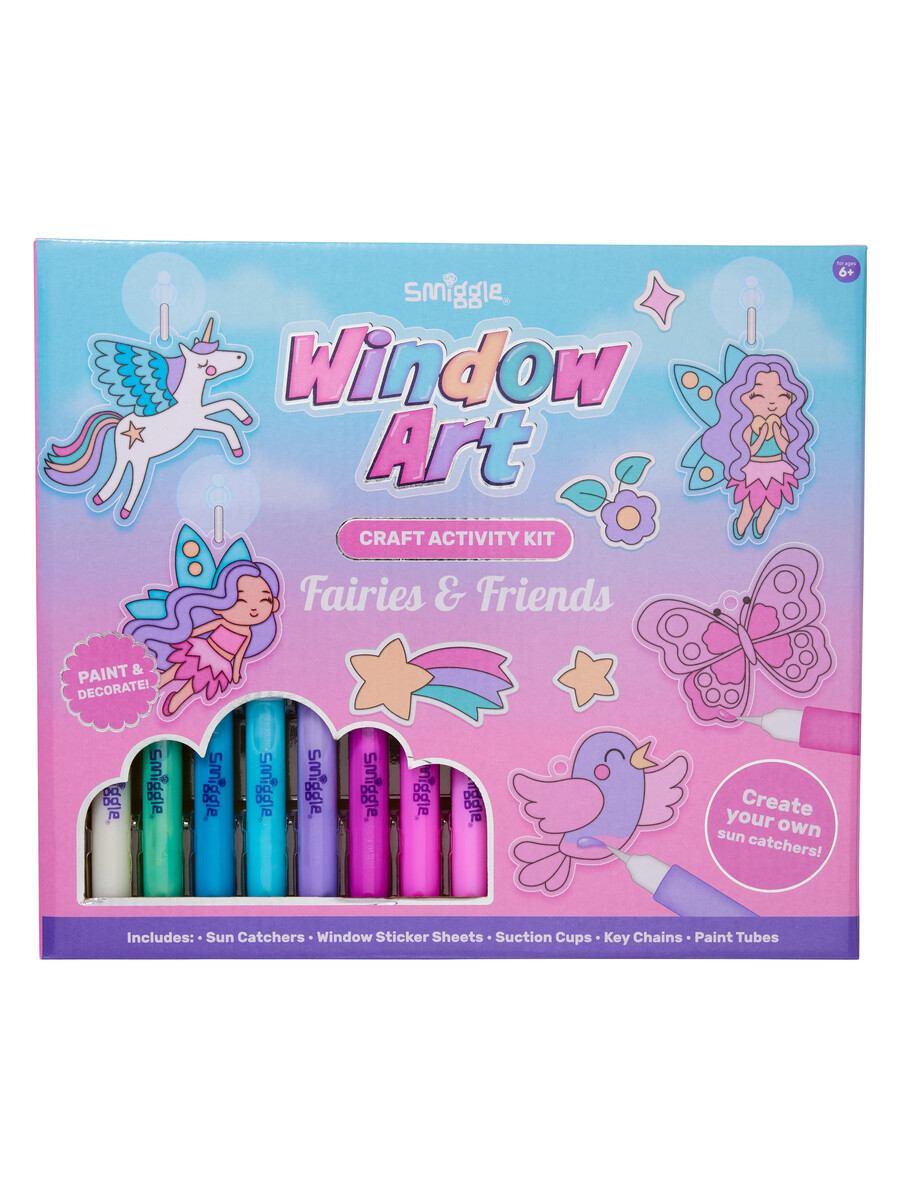 set cadou cu activități creative și artă pentru ferestre