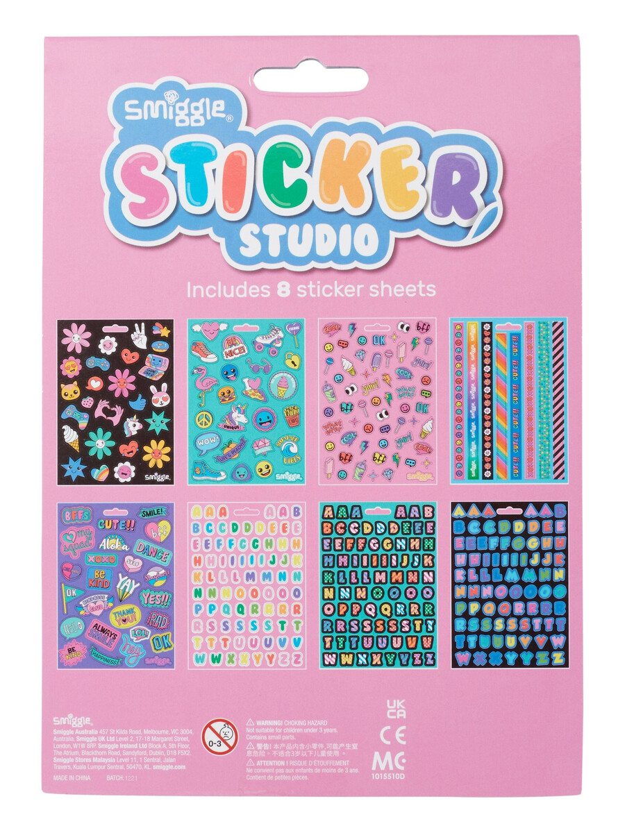 carte de studio de stickere