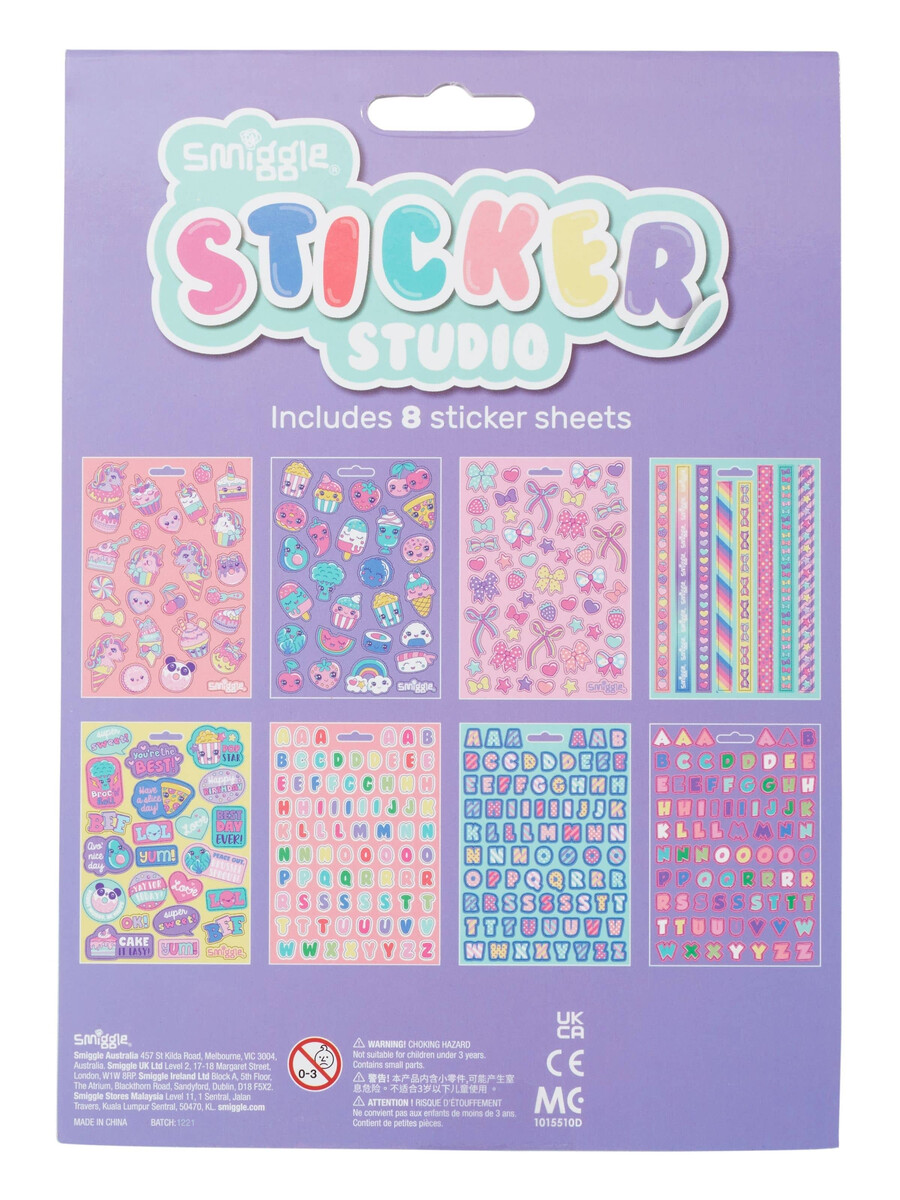 carte de studio de stickere