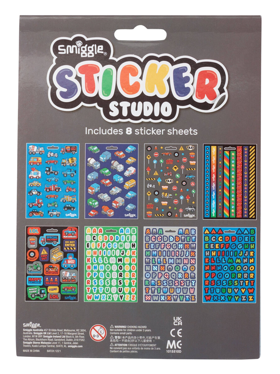 carte de studio de stickere