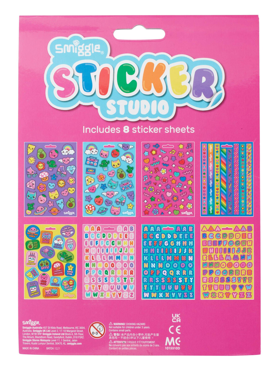 carte de studio de stickere