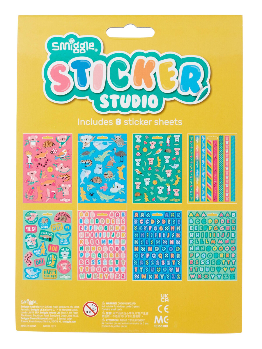 carte de studio de stickere