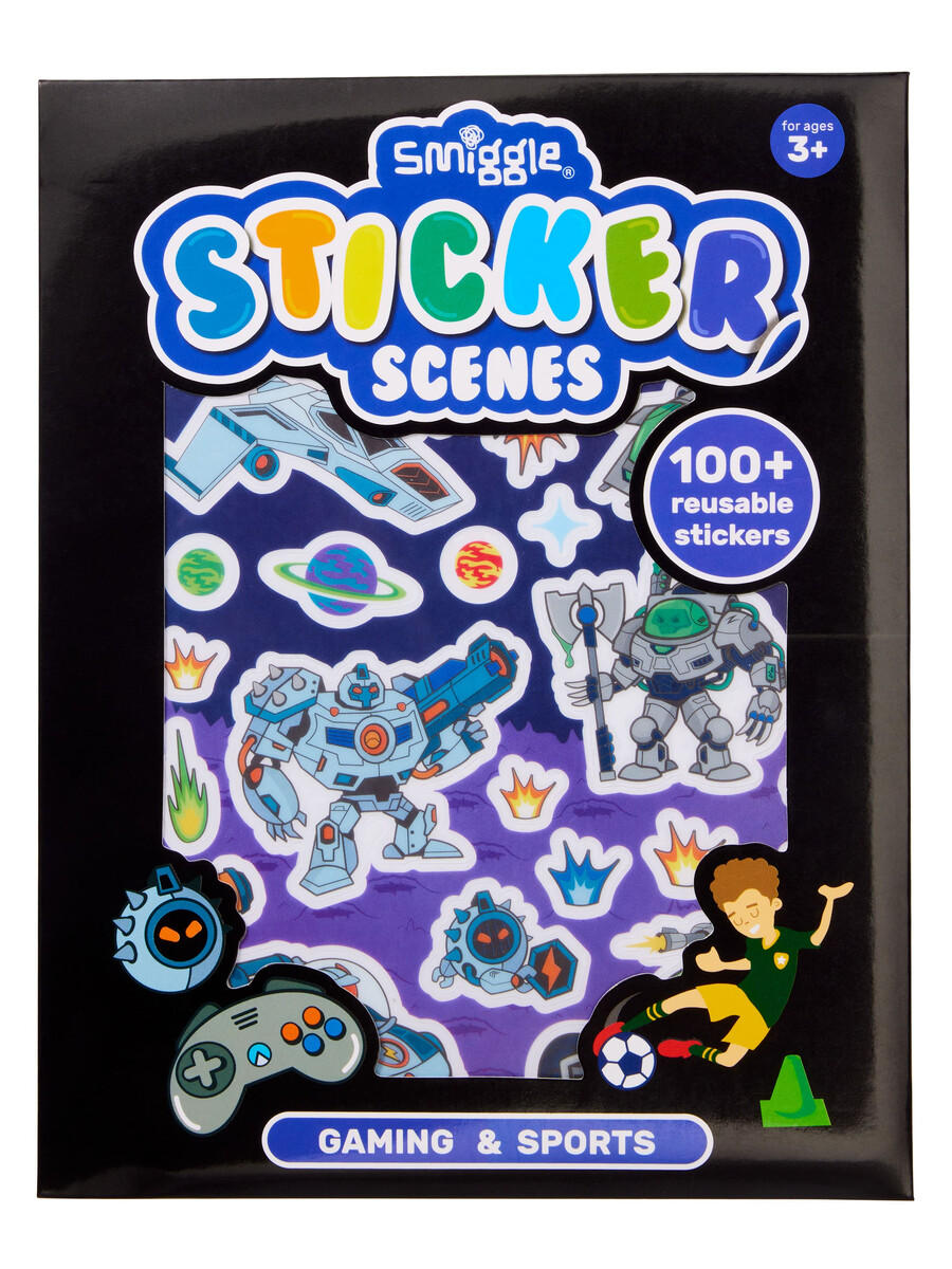 carte de autocolante play scenes