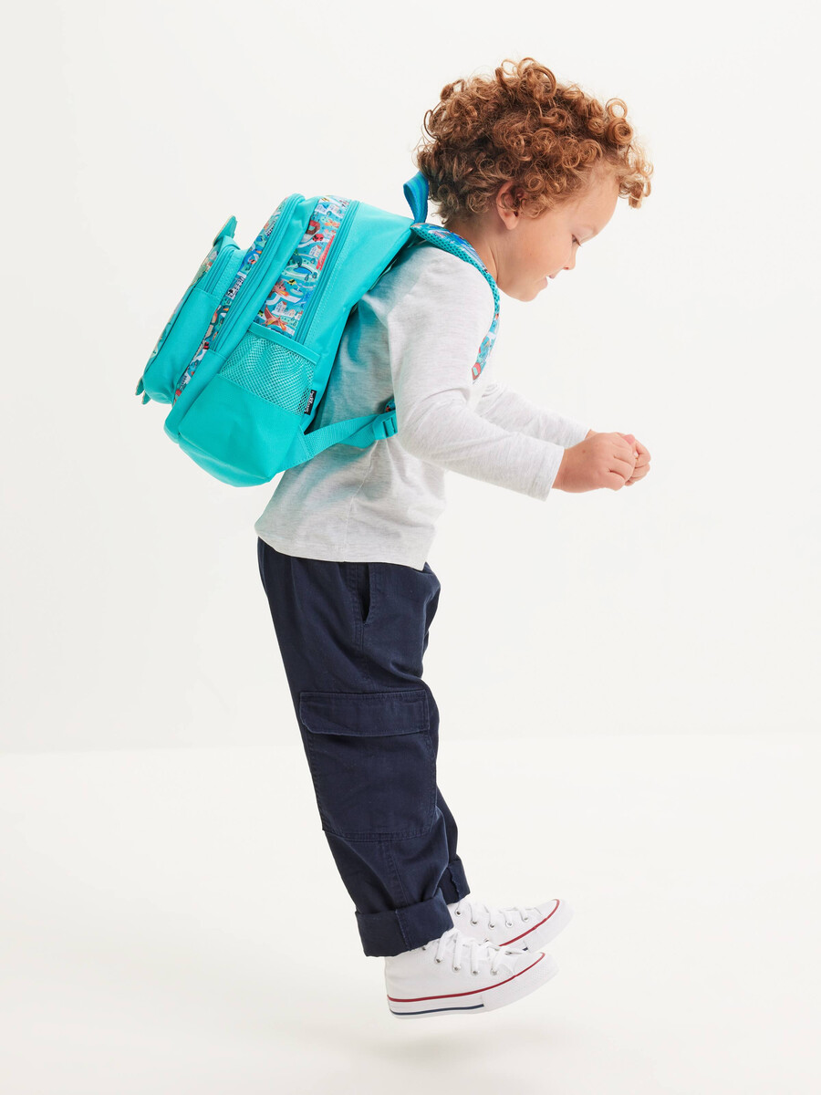 rucsac junior cu personaj aventuros