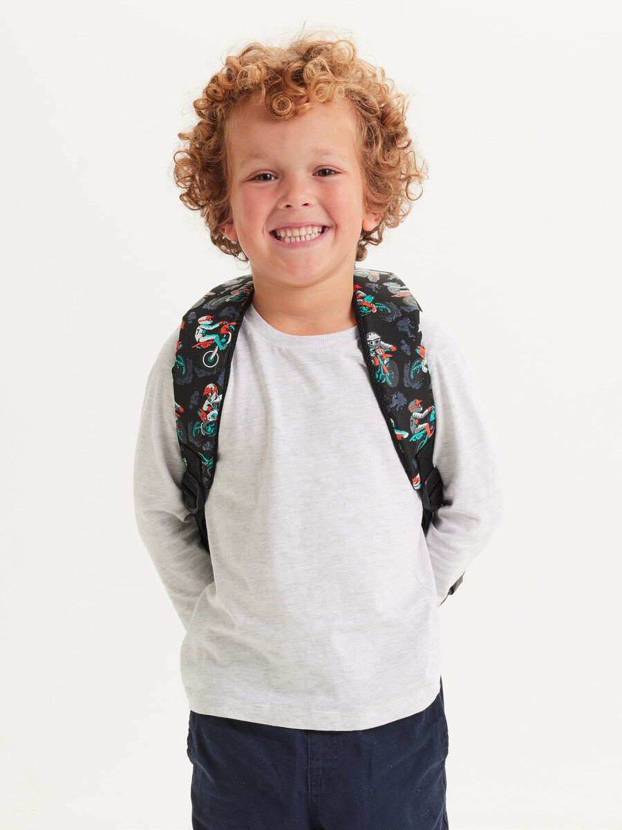 rucsac junior cu personaj aventuros