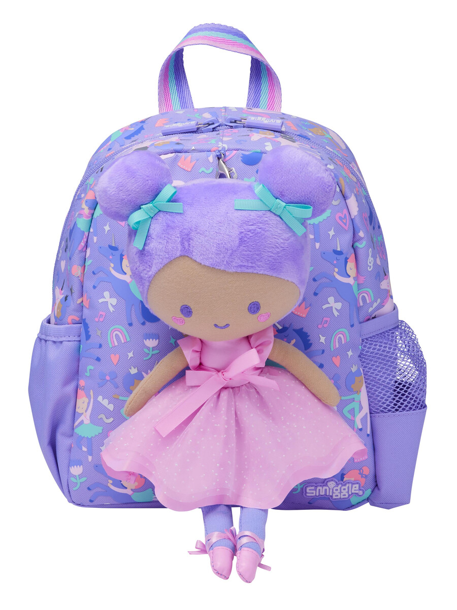 rucsac ready set go teeny tiny cu jucărie de pluș detașabilă