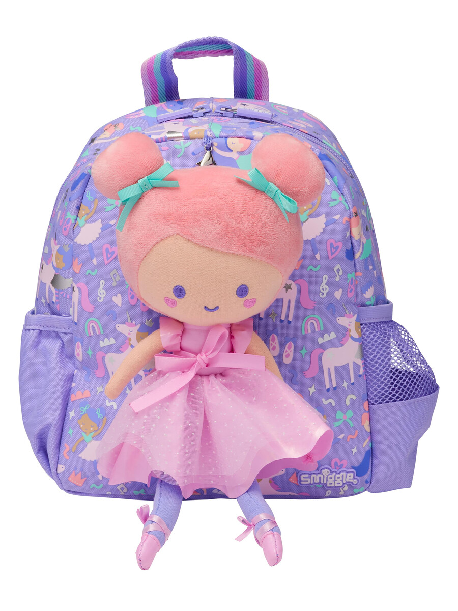 rucsac ready set go teeny tiny cu jucărie de pluș detașabilă