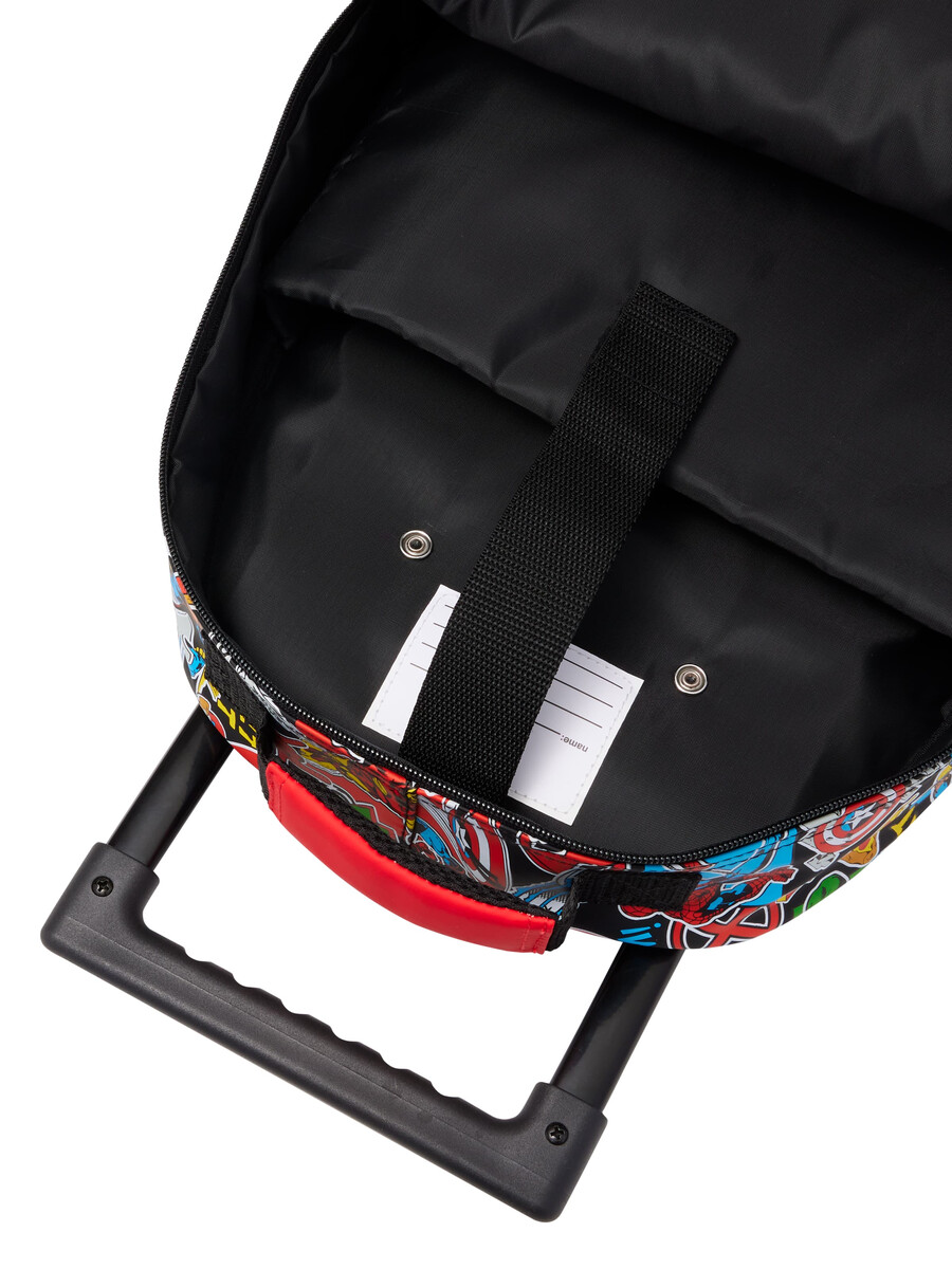 rucsac marvel trolley cu roți luminoase