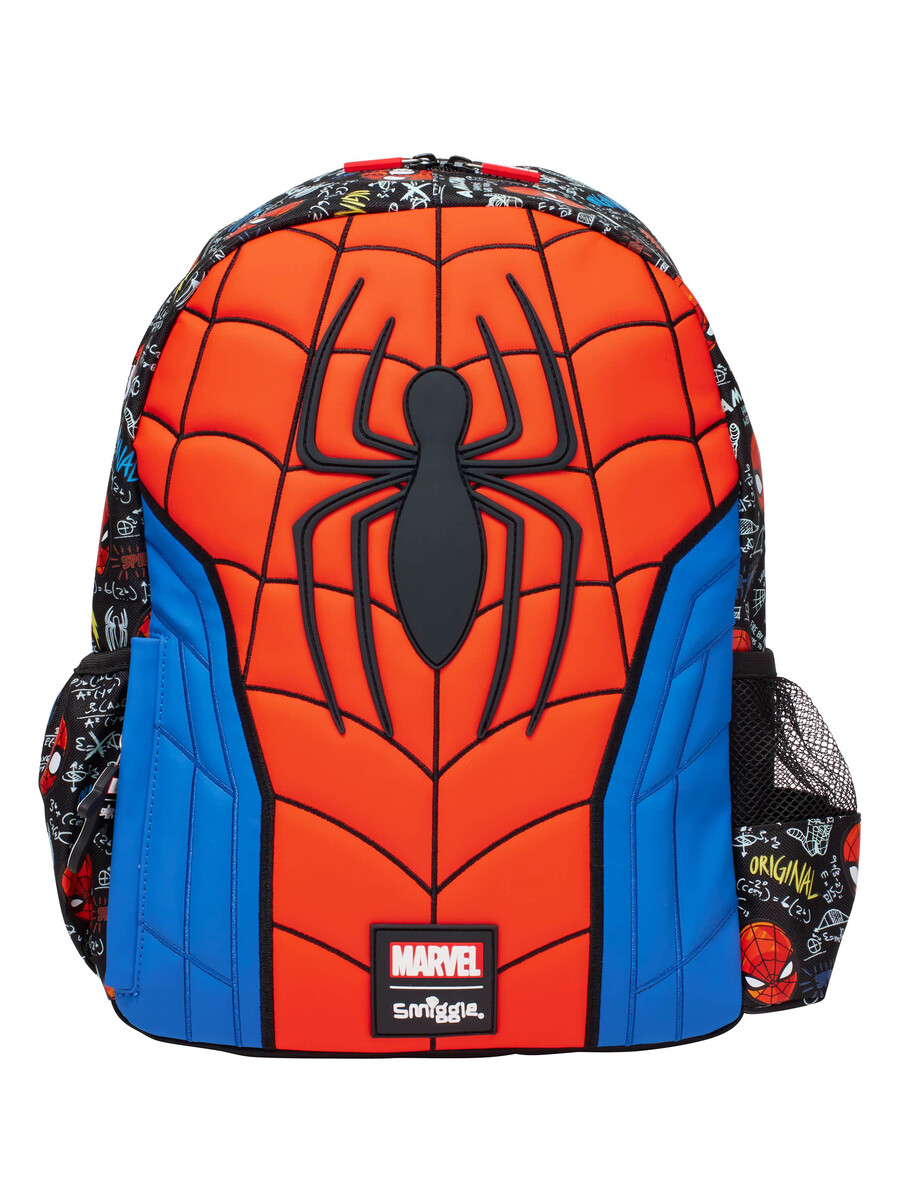 rucsac cu glugă spider-man junior