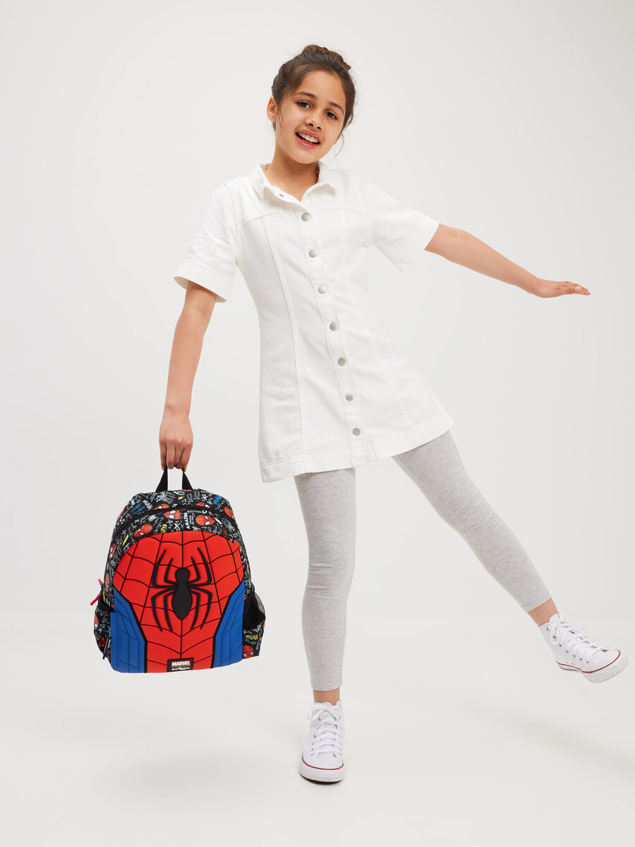 rucsac cu glugă spider-man junior