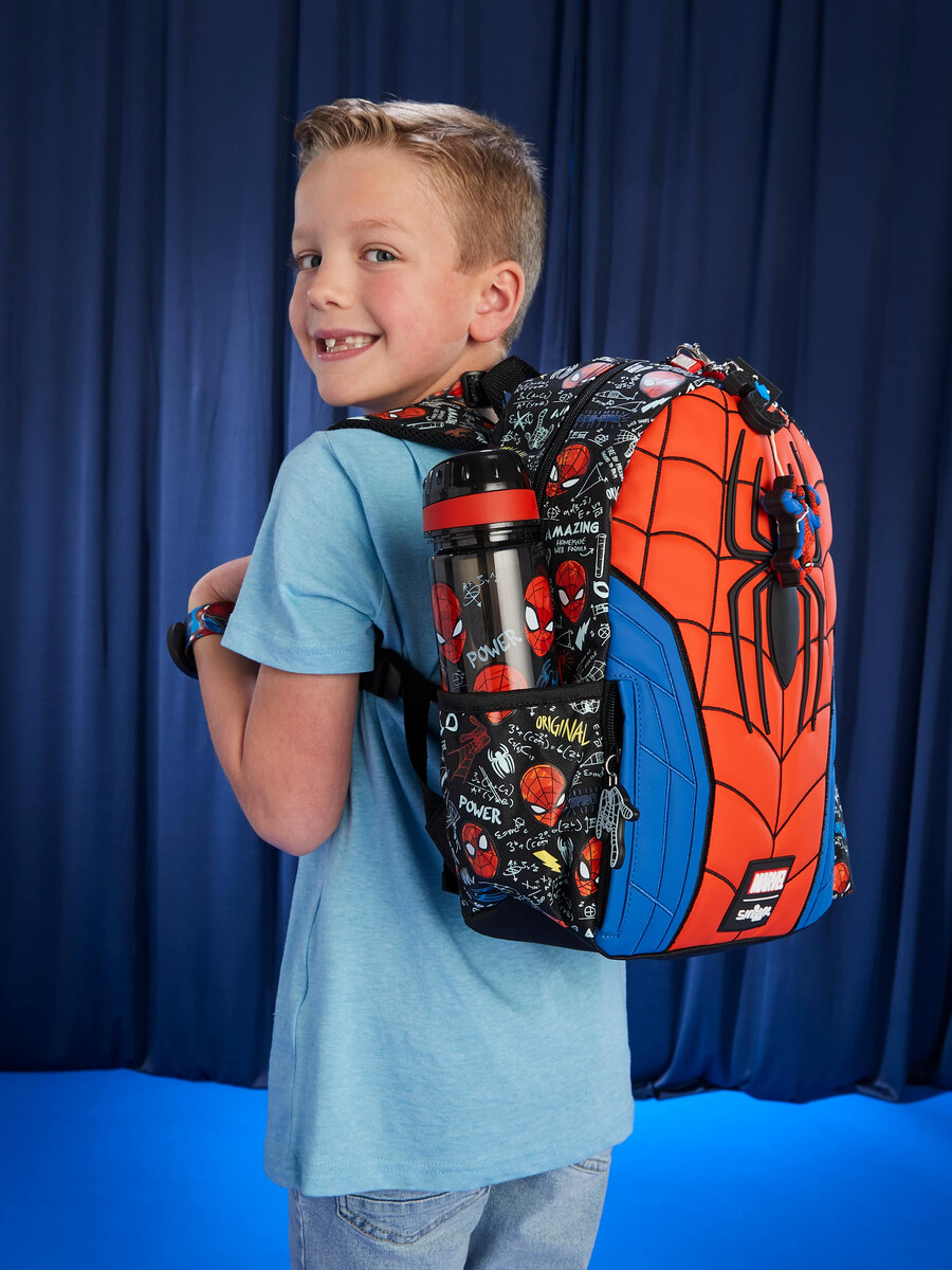 rucsac cu glugă spider-man junior