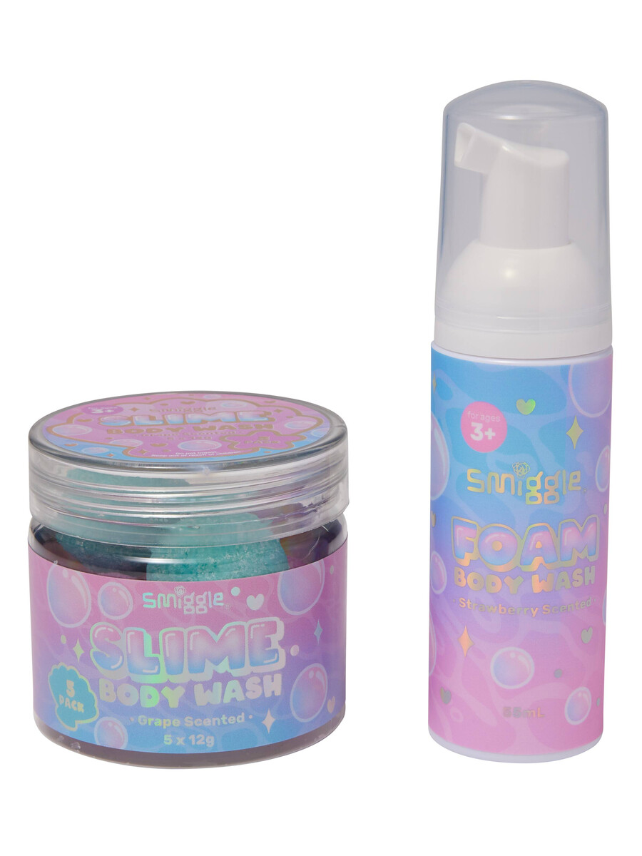 pachet cadou de gel de duș foam n slime