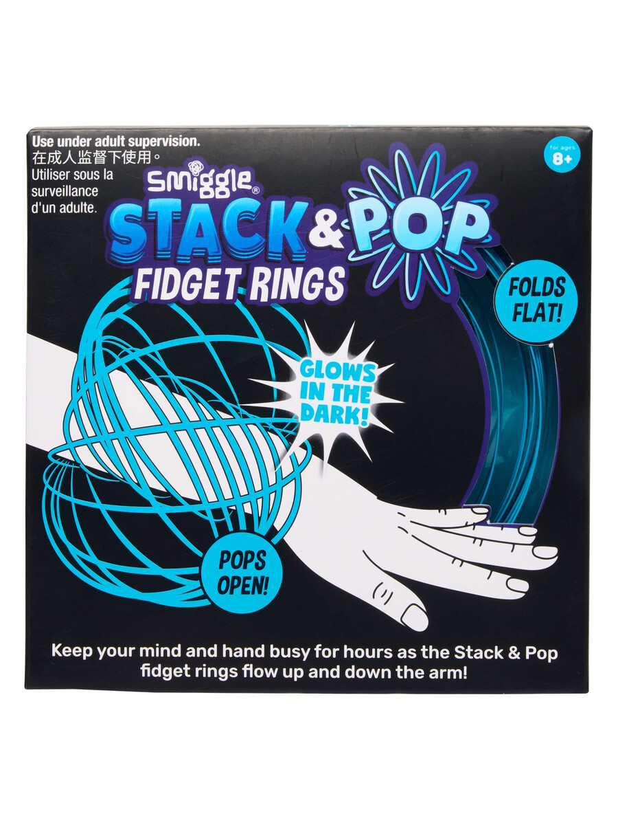 inele fidget stivuibile și pop care glow in the dark