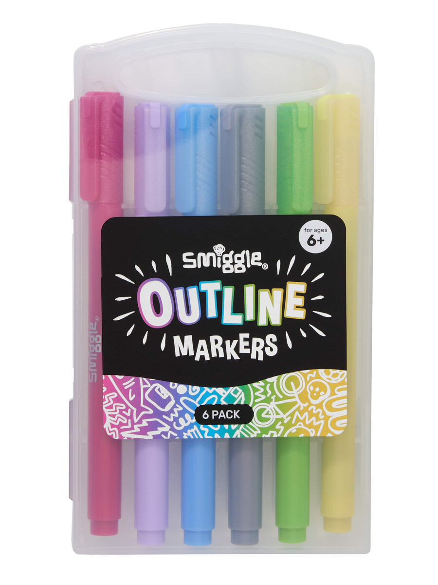 pachet markere contur x6