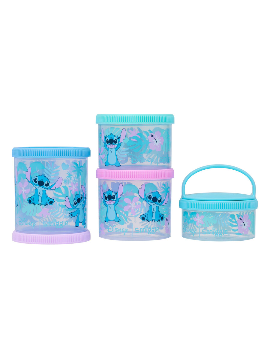 recipiente stitch pentru gustări și stivuire