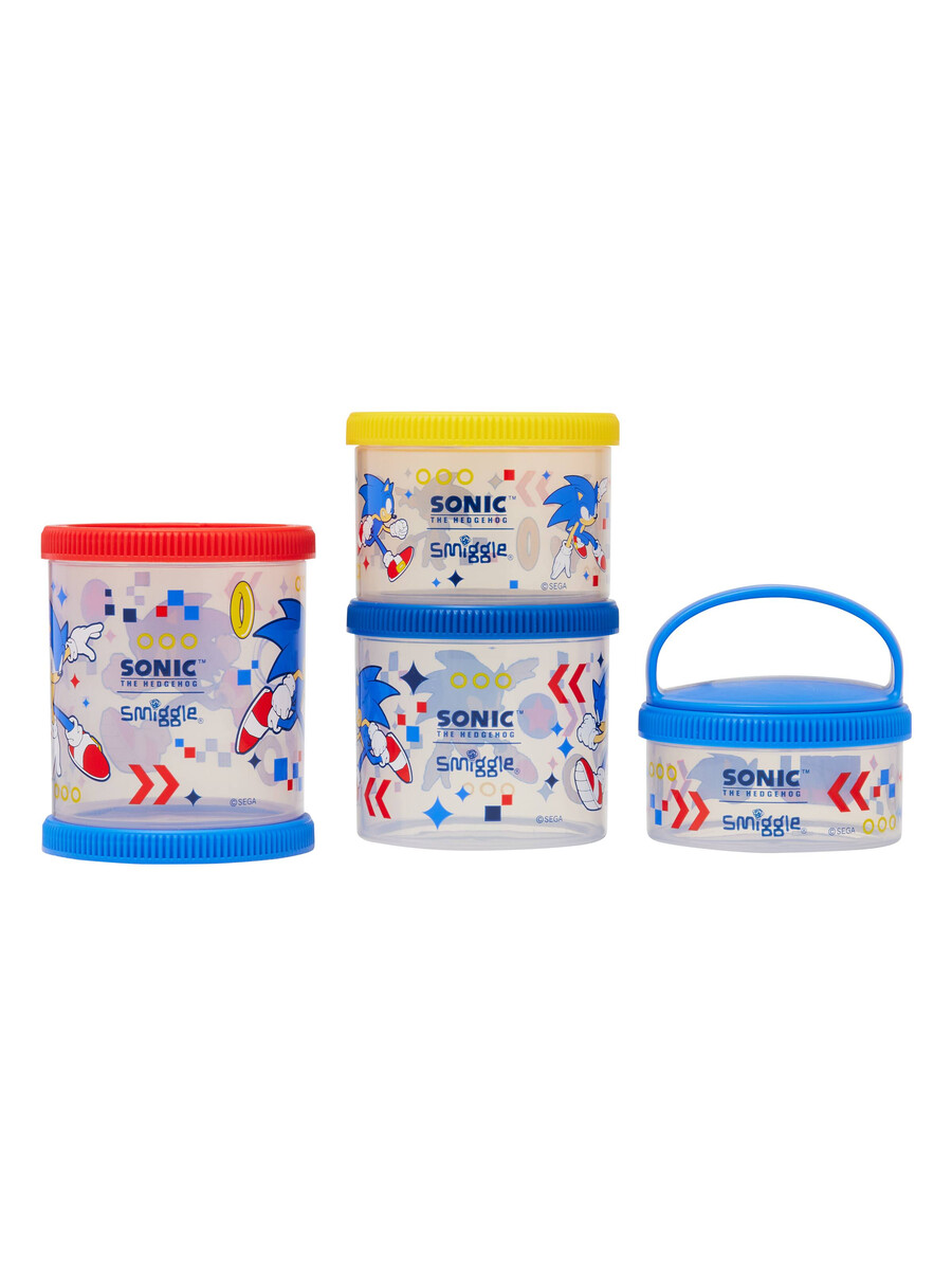 recipiente mari pentru gustări și stivuibile sonic the hedgehog