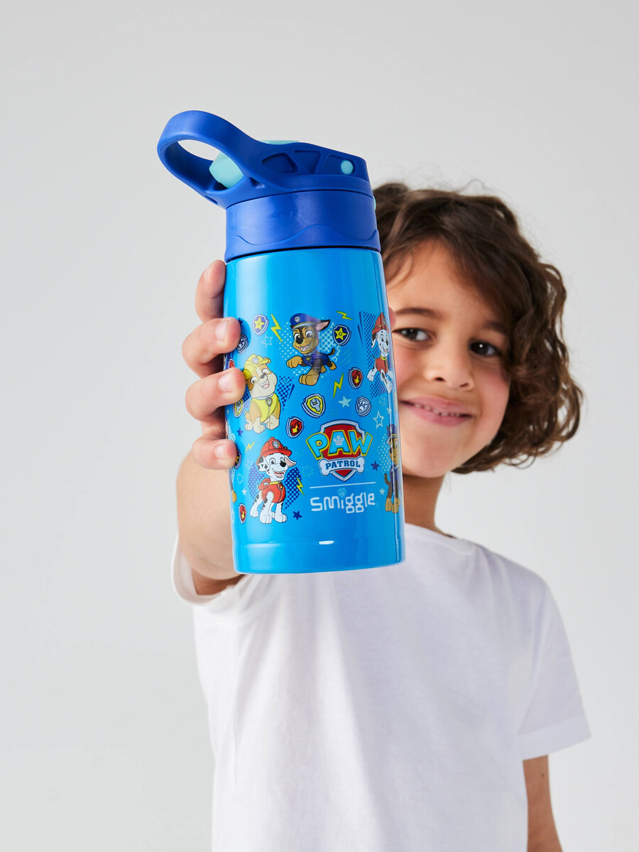sticlă izolată din oțel inoxidabil pentru copii model paw patrol cu cioc rabatabil 400 ml