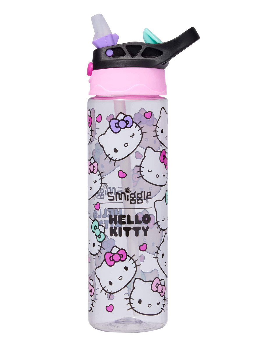sticlă de plastic cu clapă hello kitty 650 ml