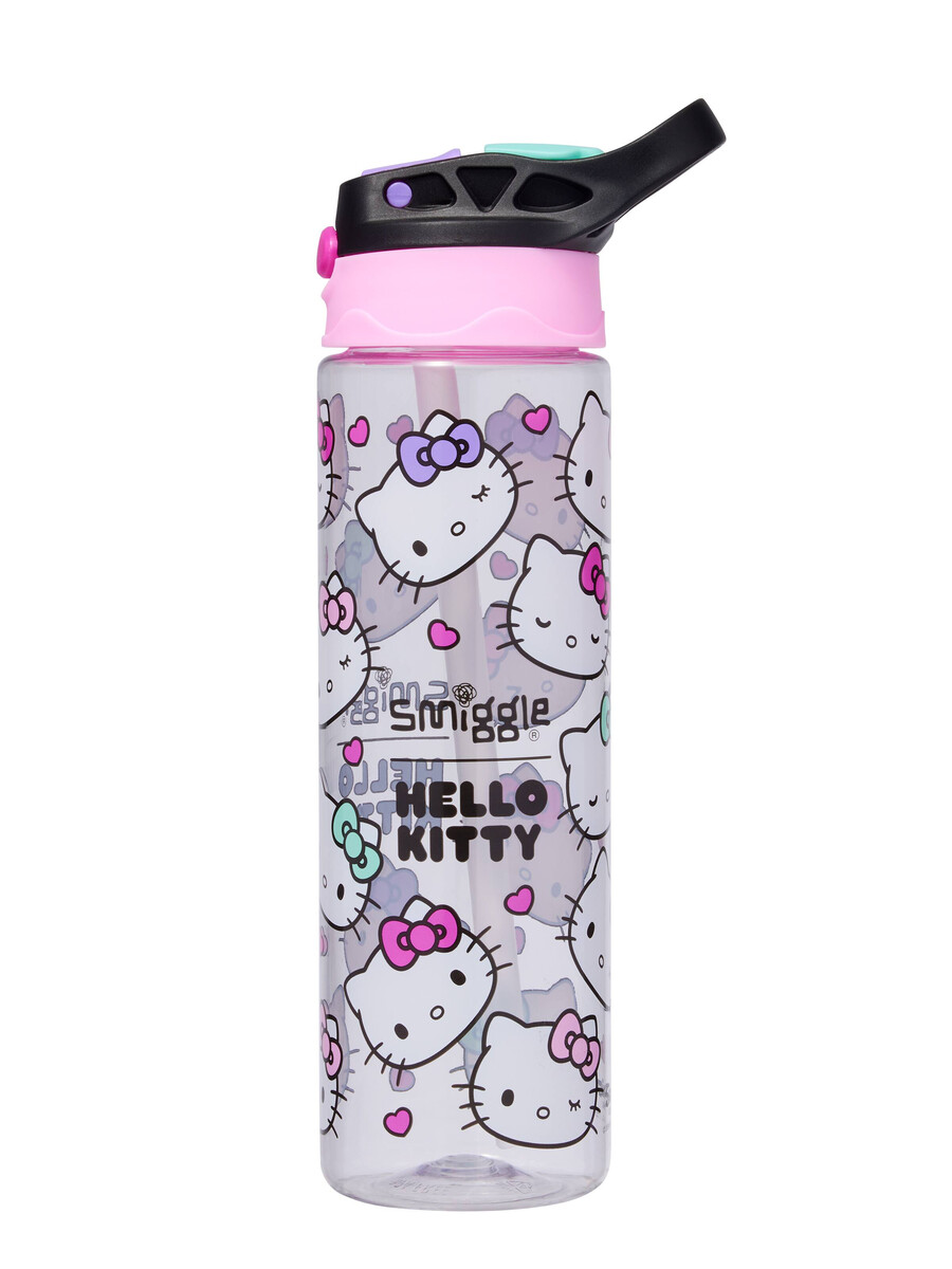 sticlă de plastic cu clapă hello kitty 650 ml
