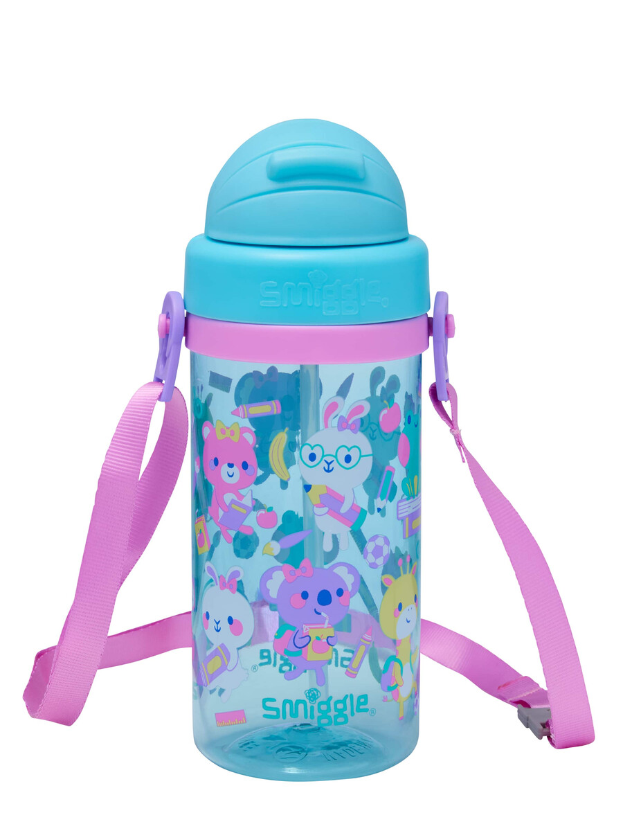 sticlă de plastic ready set go teeny tiny cu curea 400 ml
