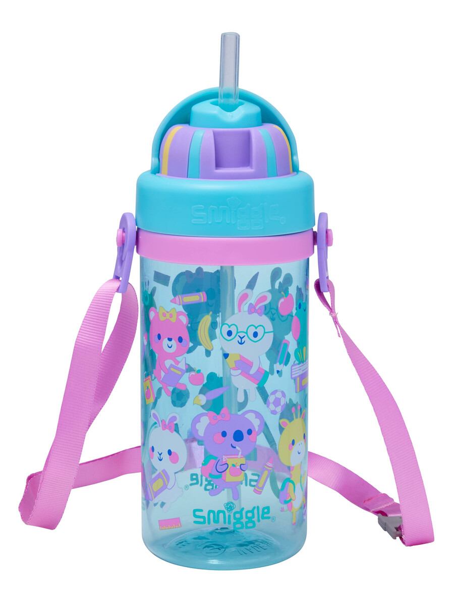 sticlă de plastic ready set go teeny tiny cu curea 400 ml