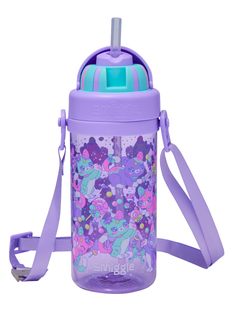 sticlă de plastic mică și aventuroasă cu curea 400 ml