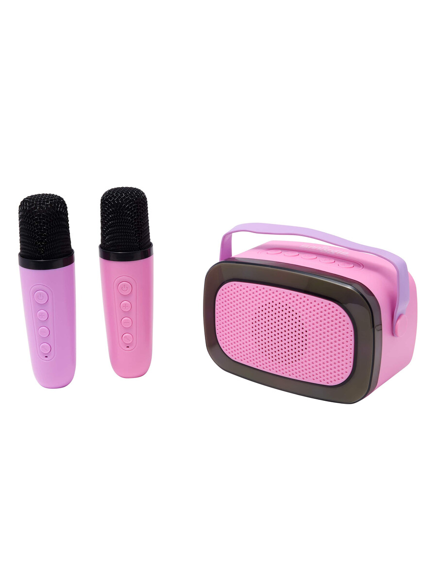 set difuzor și microfon karaoke iluminat