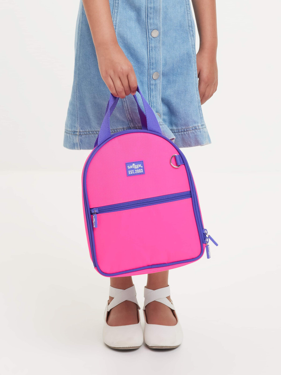 geantă de prânz neon splice arc cu bretele de rucsac