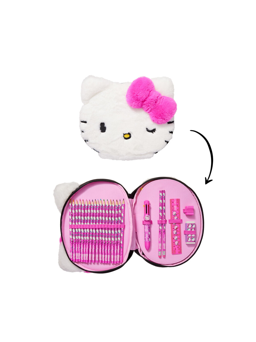 pachet cadou papetărie hello kitty cu fermoar