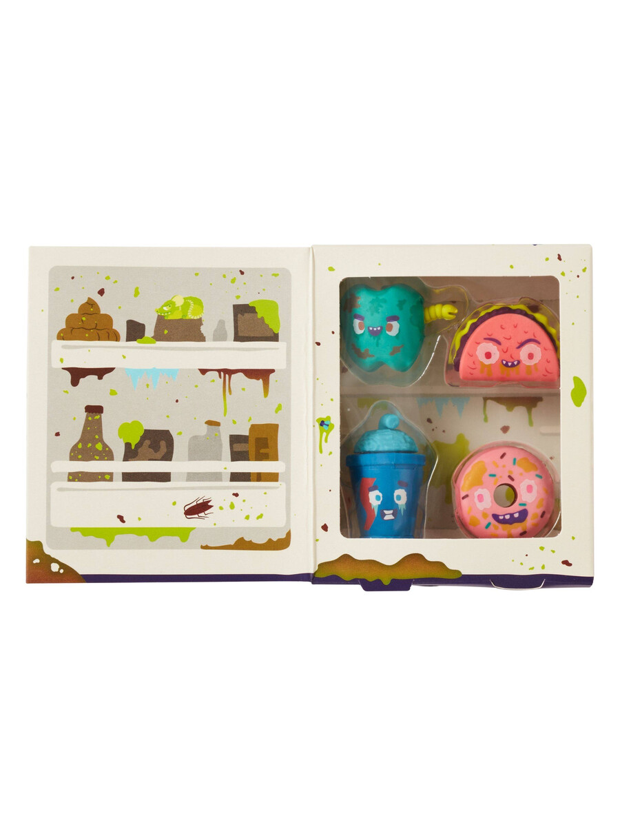 pachet de radieră snack attackers x4