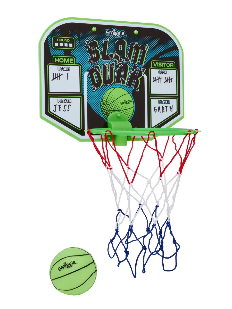 set de baschet slam dunk care strălucește în întuneric