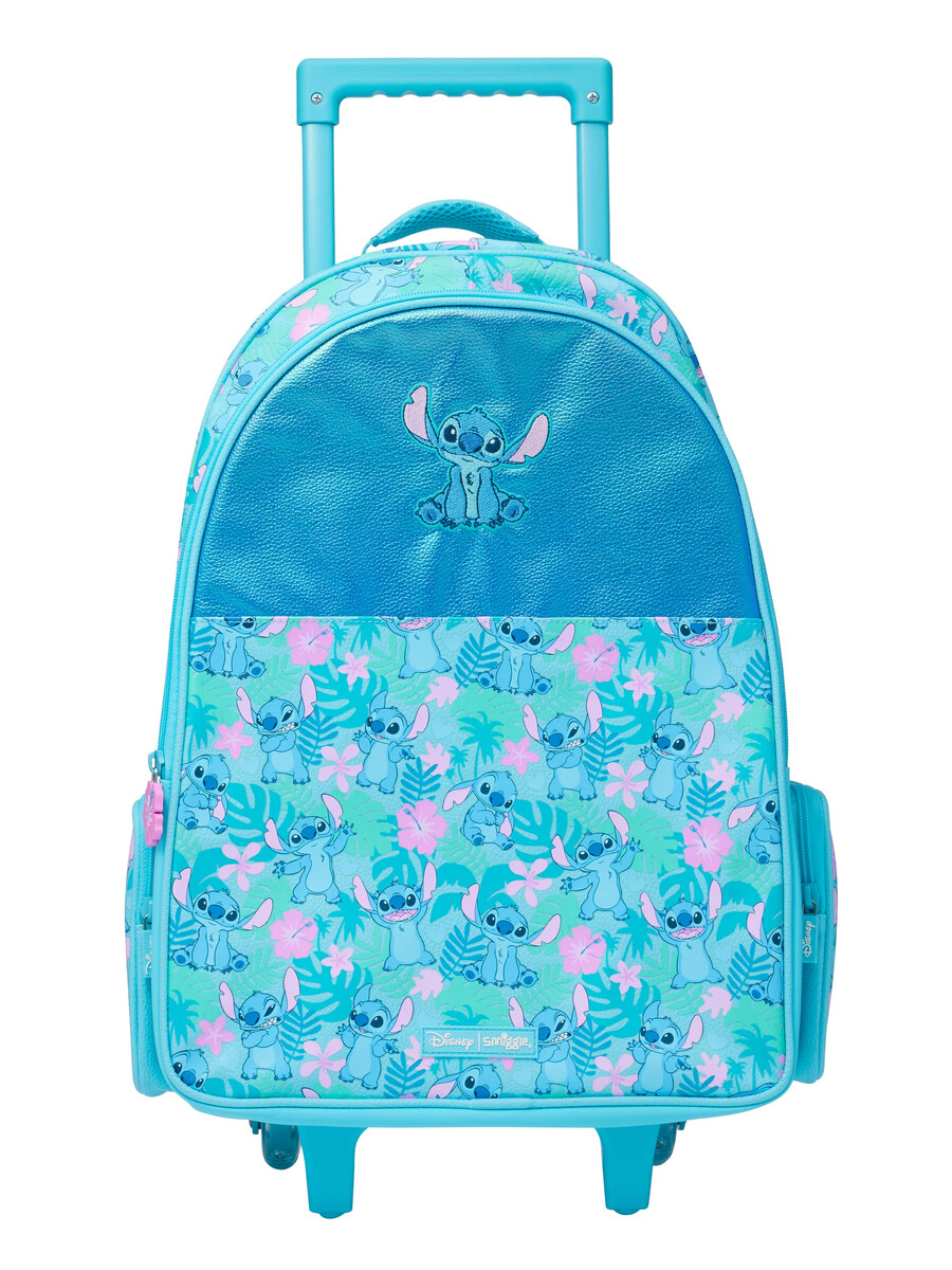 rucsac troler stitch cu roți luminoase