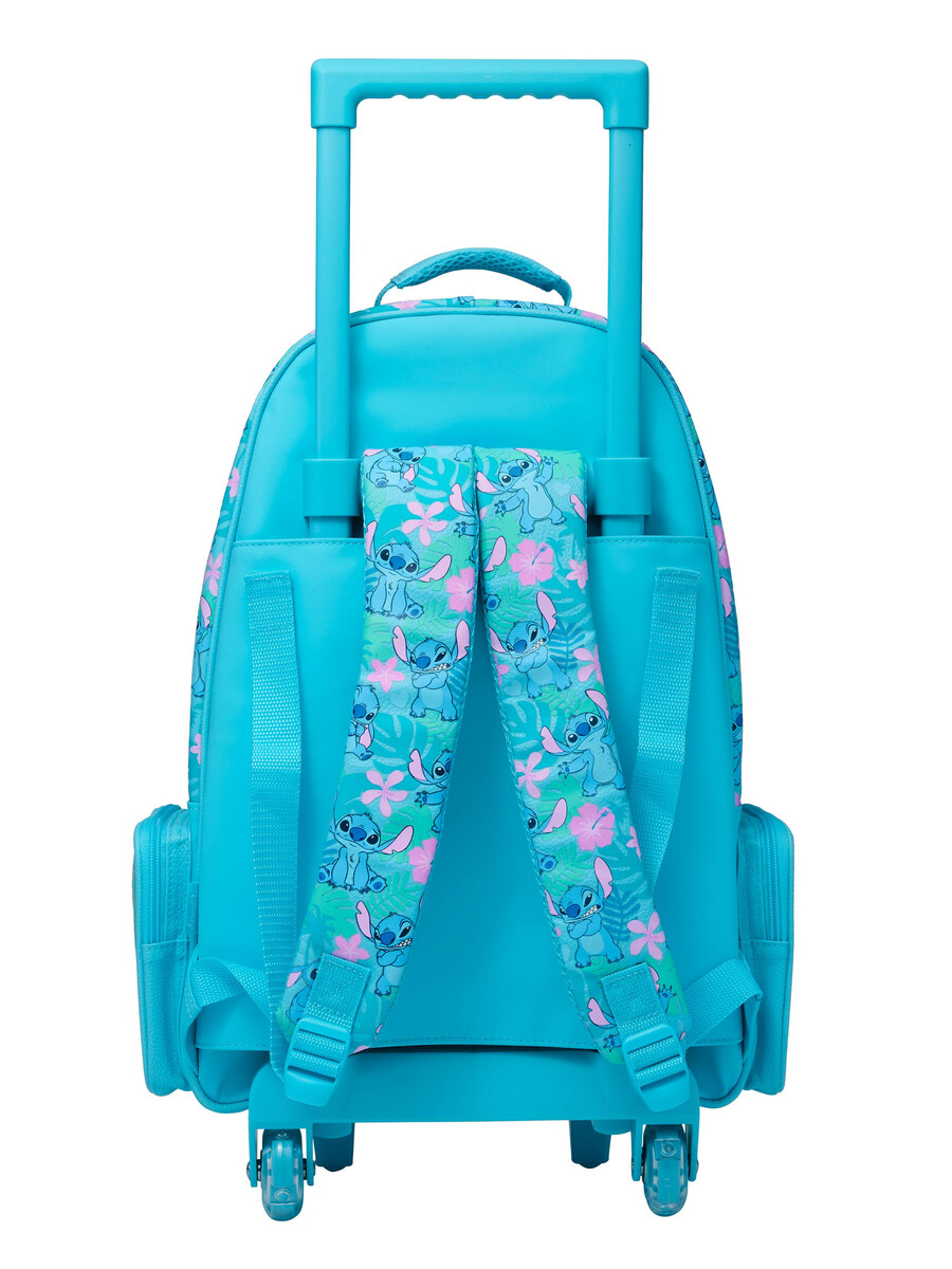 rucsac troler stitch cu roți luminoase