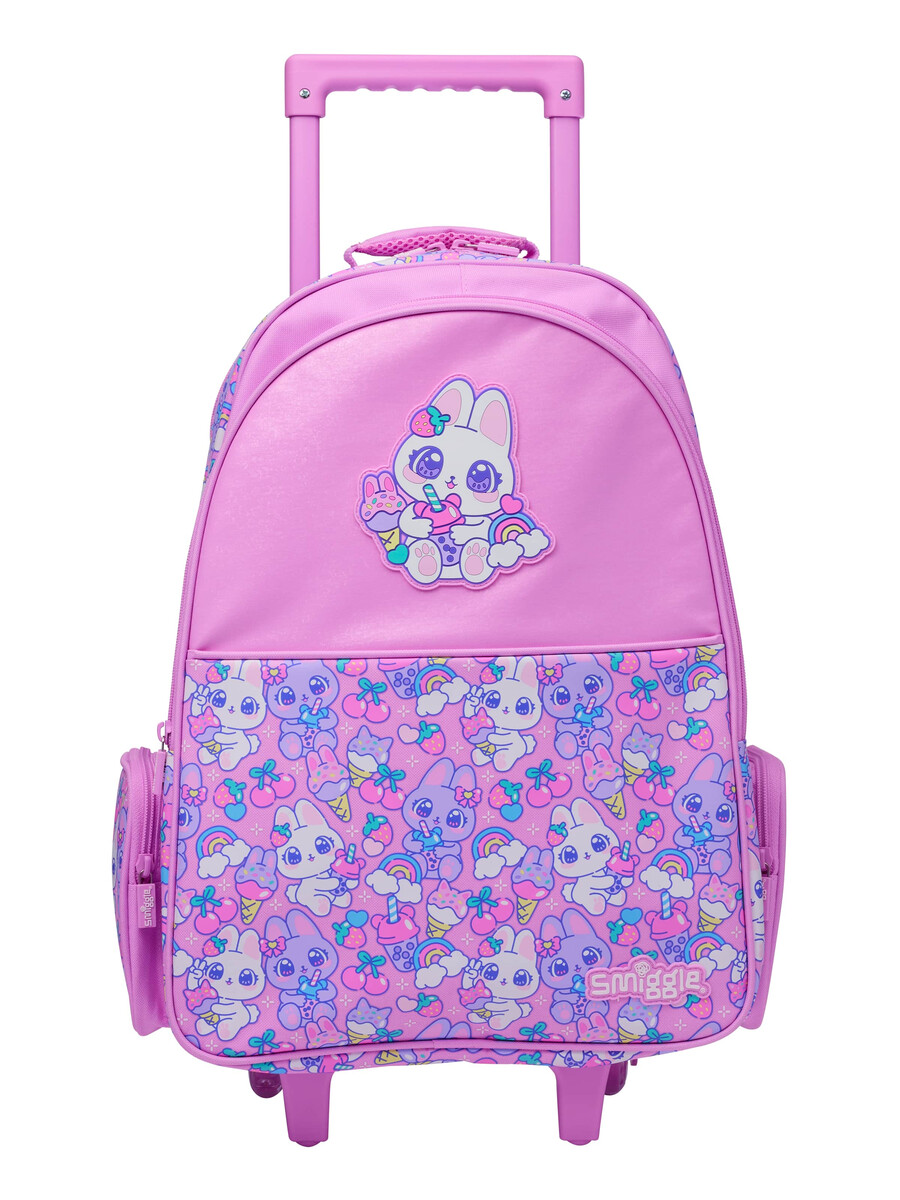 rucsac tip troler bright eyes cu roți luminoase