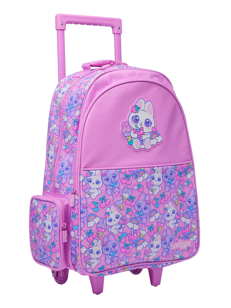 rucsac tip troler bright eyes cu roți luminoase