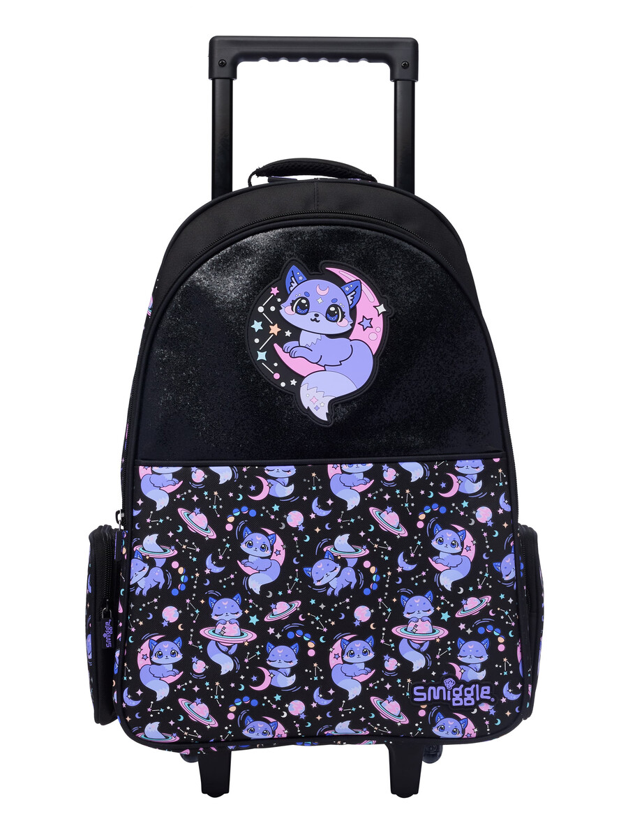rucsac tip troler bright eyes cu roți luminoase