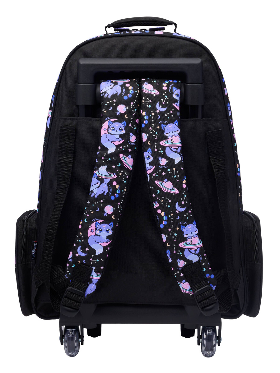 rucsac tip troler bright eyes cu roți luminoase
