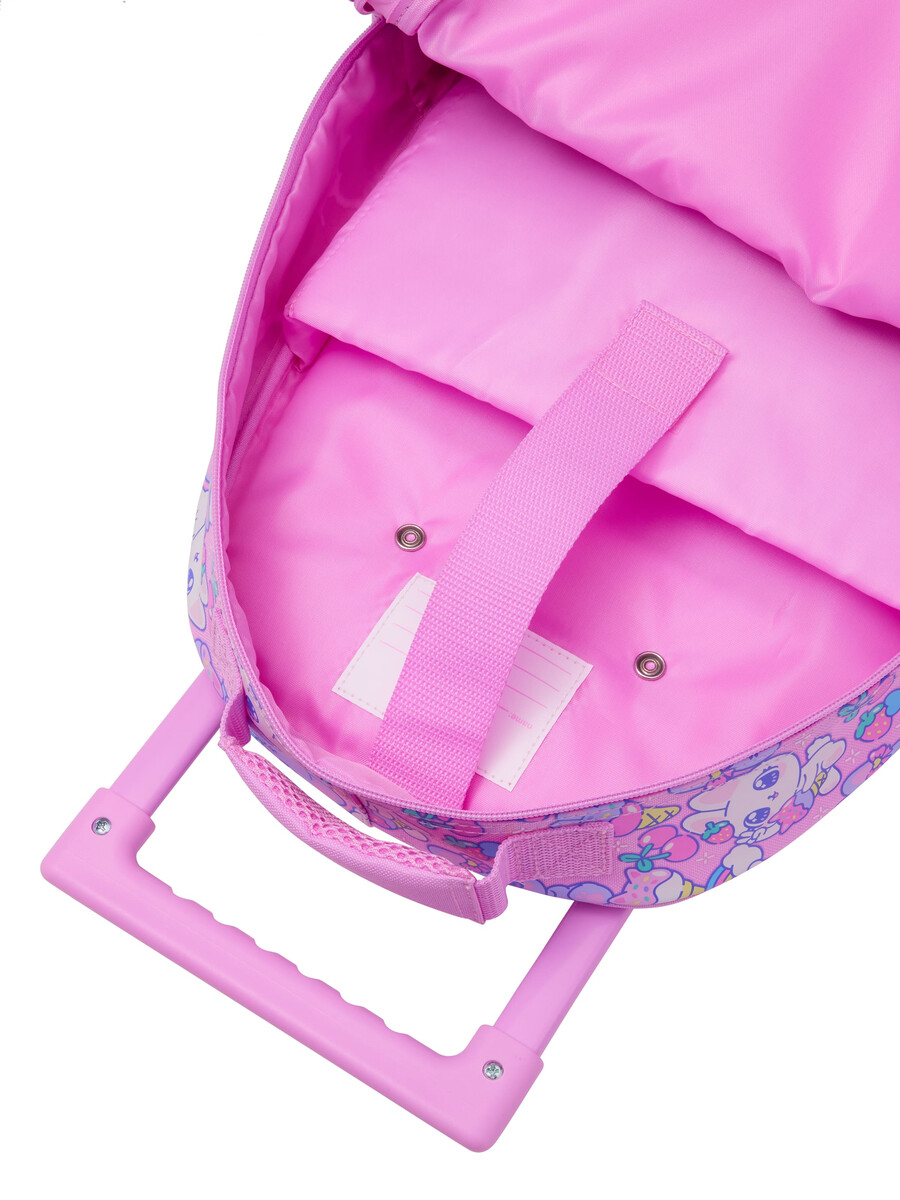 rucsac tip troler bright eyes cu roți luminoase