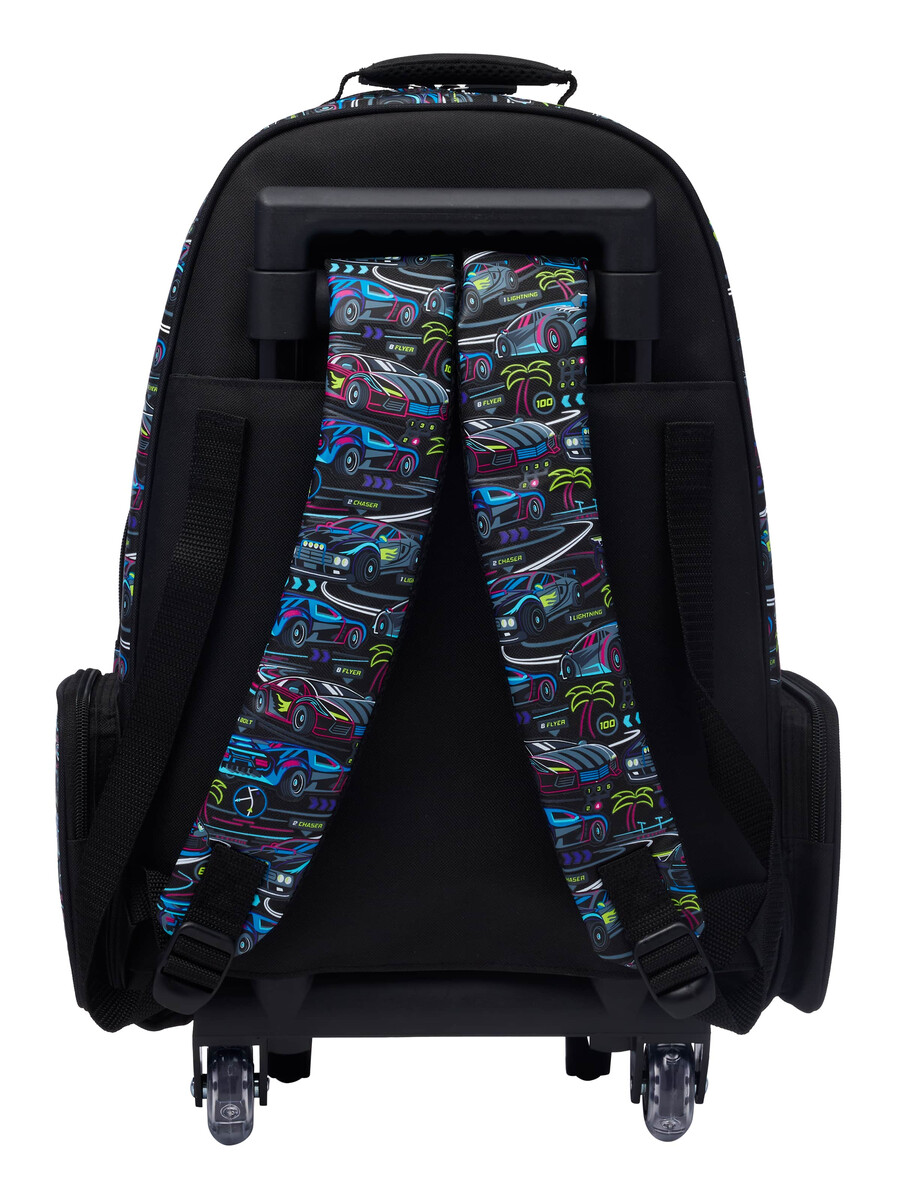 rucsac tip troler bright eyes cu roți luminoase